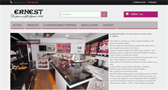 Desktop Screenshot of ernest-traiteur.com